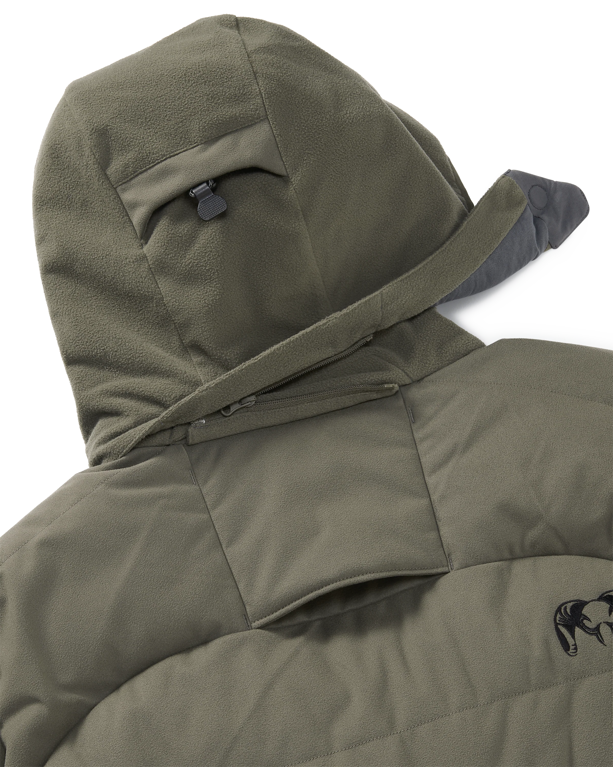 Super Down Haven Hooded Jacket | Ash