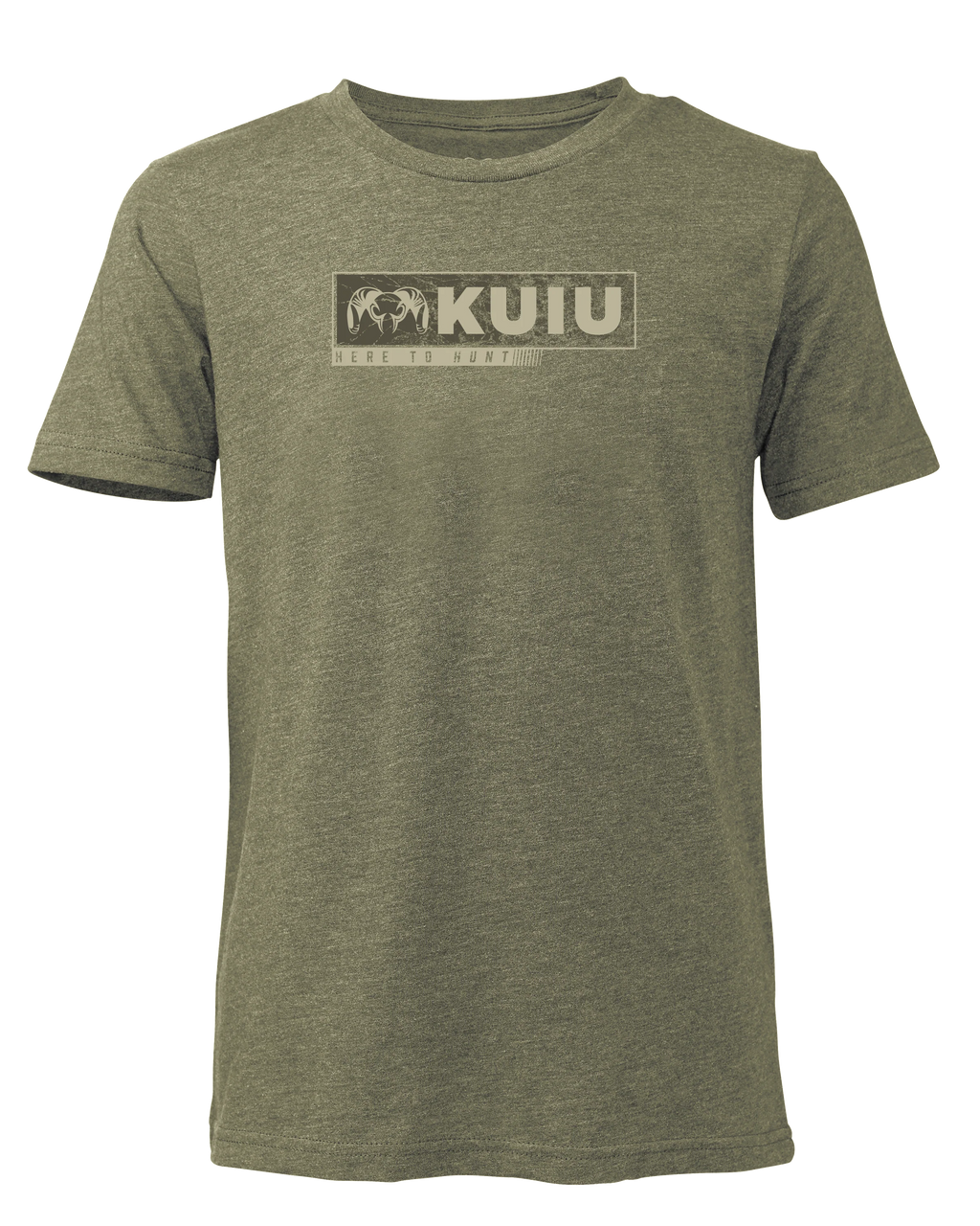 Youth Here to Hunt Gritstone T-Shirt | Military Green