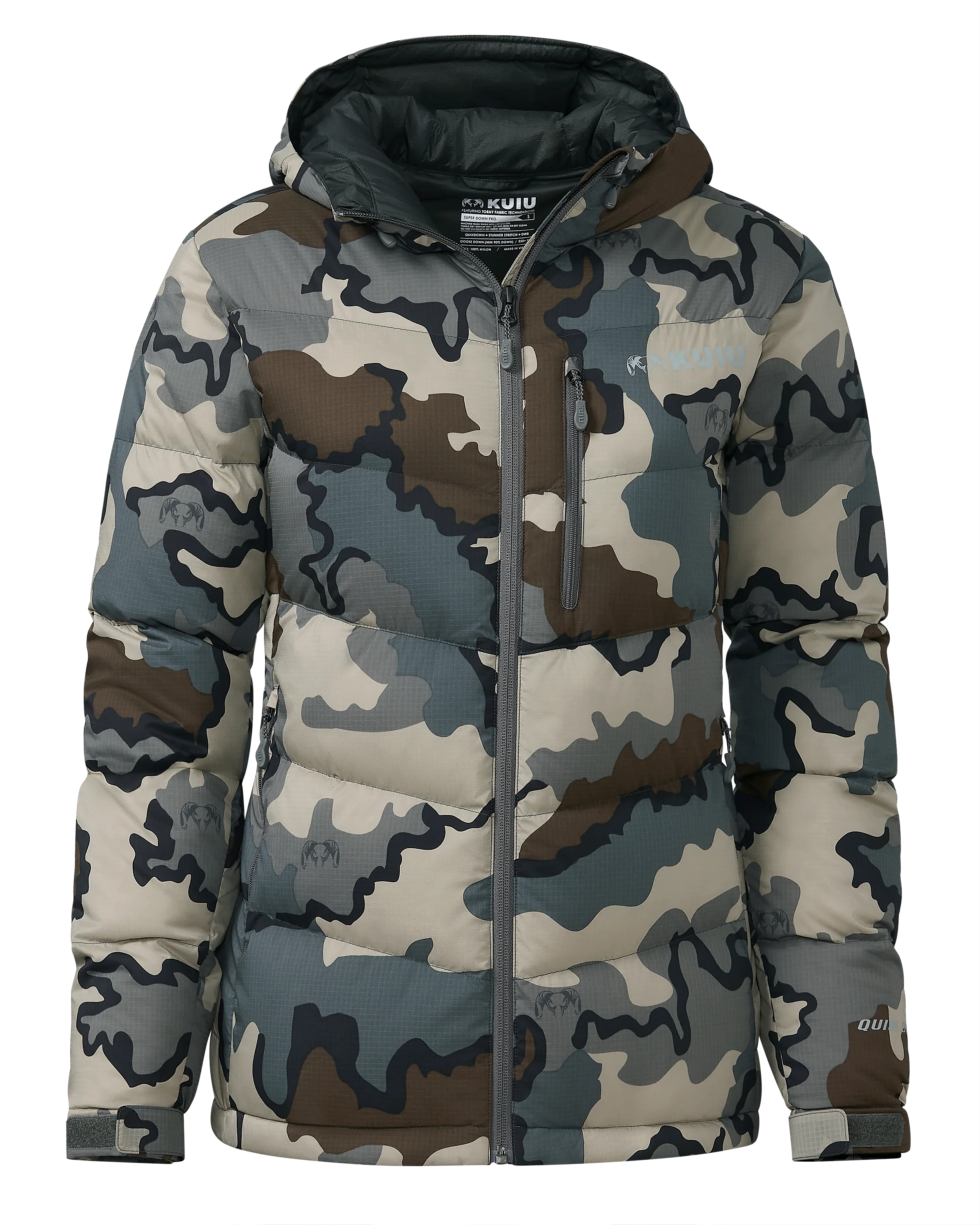 Women's Super Down PRO Hooded Jacket | Vias