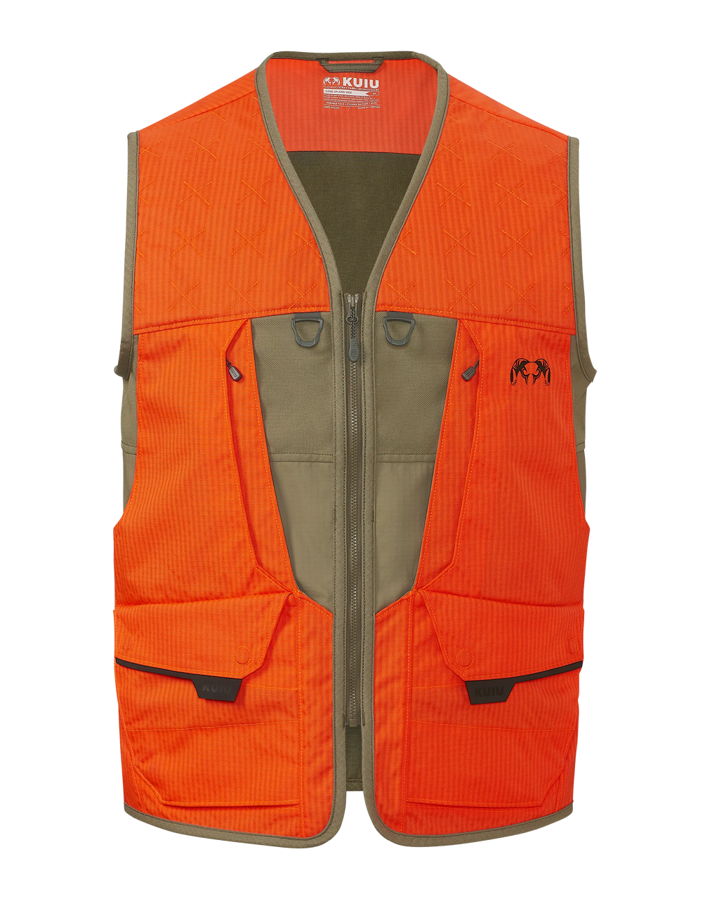 Core Upland Vest | Khaki/Blaze Orange