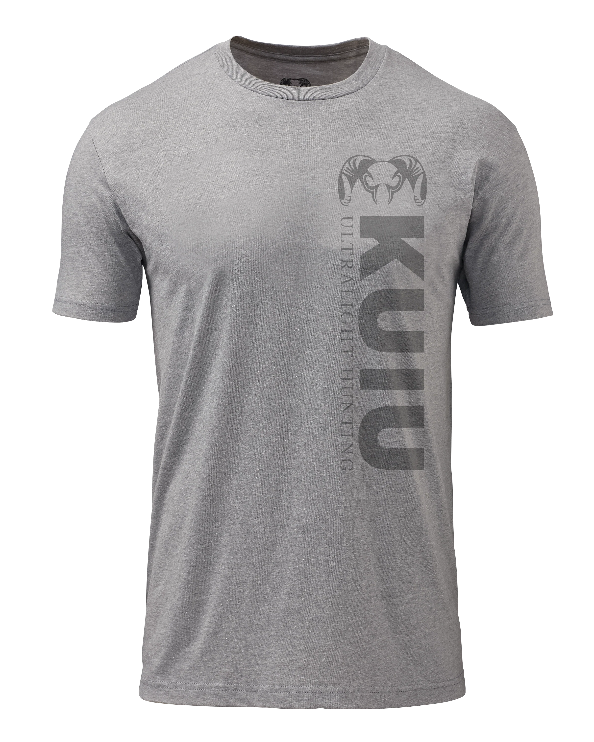 KUIU Solid Vertical T-Shirt | Heather Grey