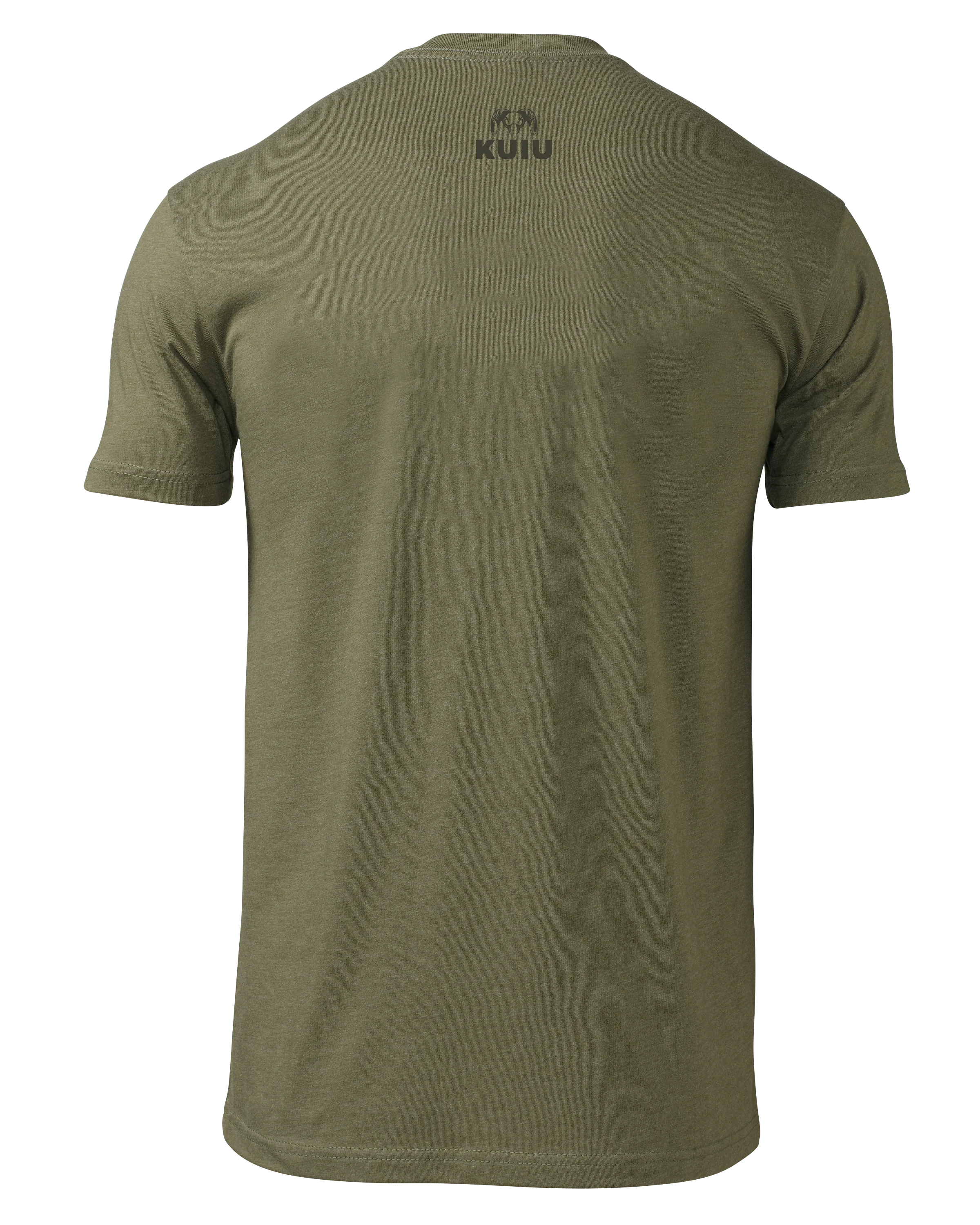 KUIU Topo Block Logo T-Shirt | Military Green