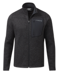 Base Camp Full Zip Sweater | Heather Black