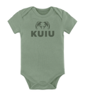 KUIU Stacked Logo Baby One-Piece | Thyme