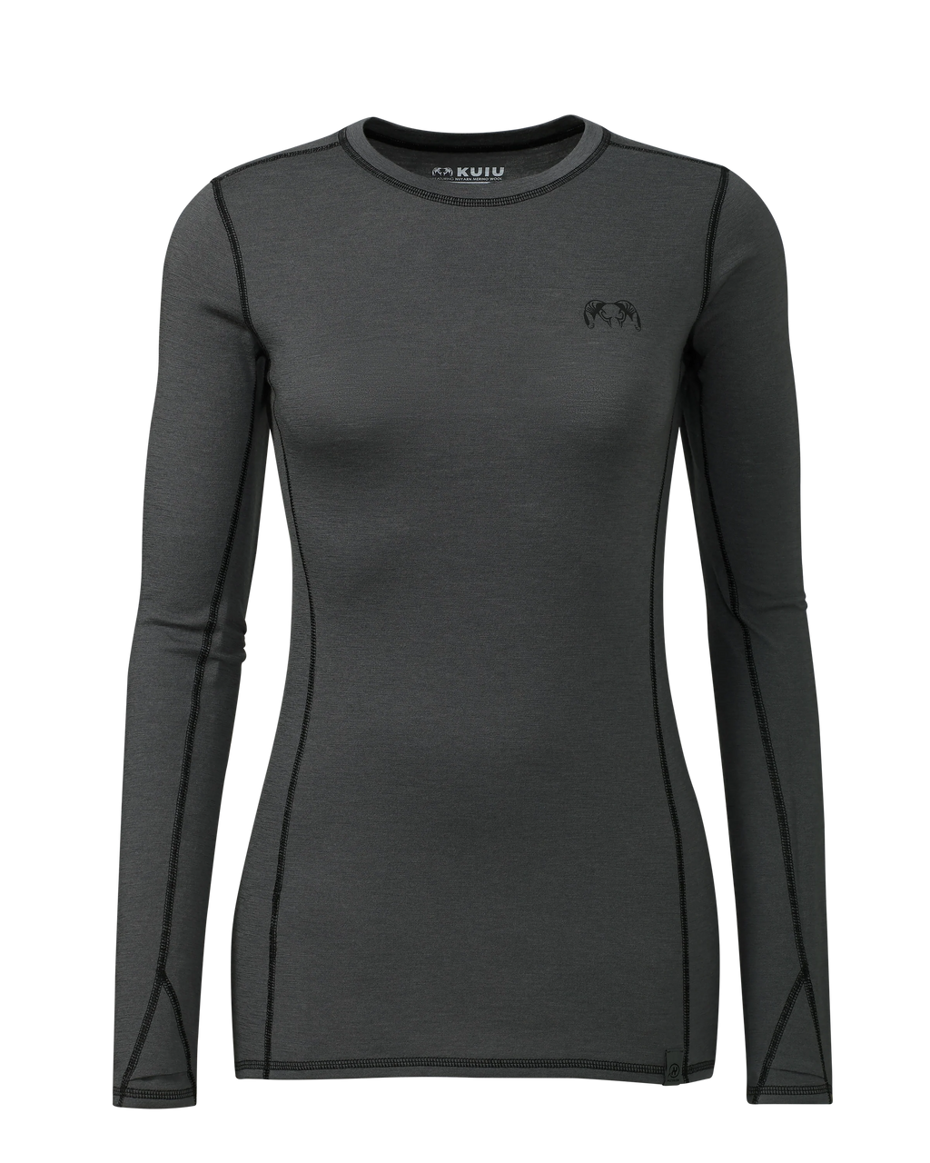 Women's ULTRA Merino 145 LS Crew | Gunmetal