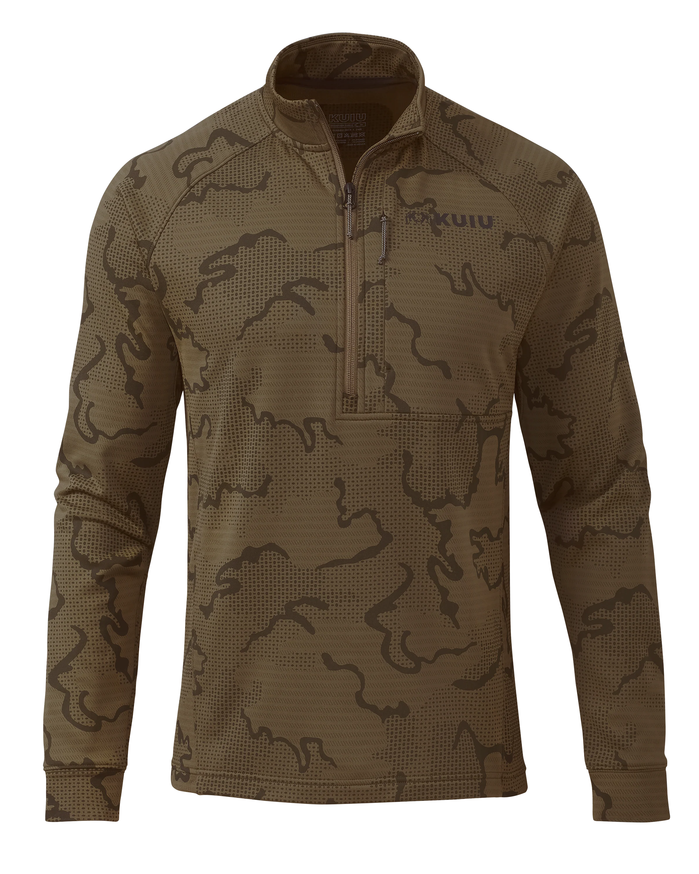 Ridgepoint Fleece Zip-T | Coyote Brown Tonal