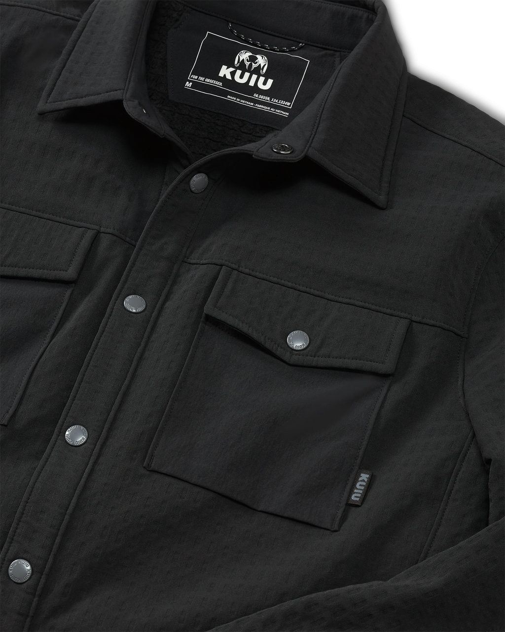 Blockfield Fleece Shirt Jacket | Black