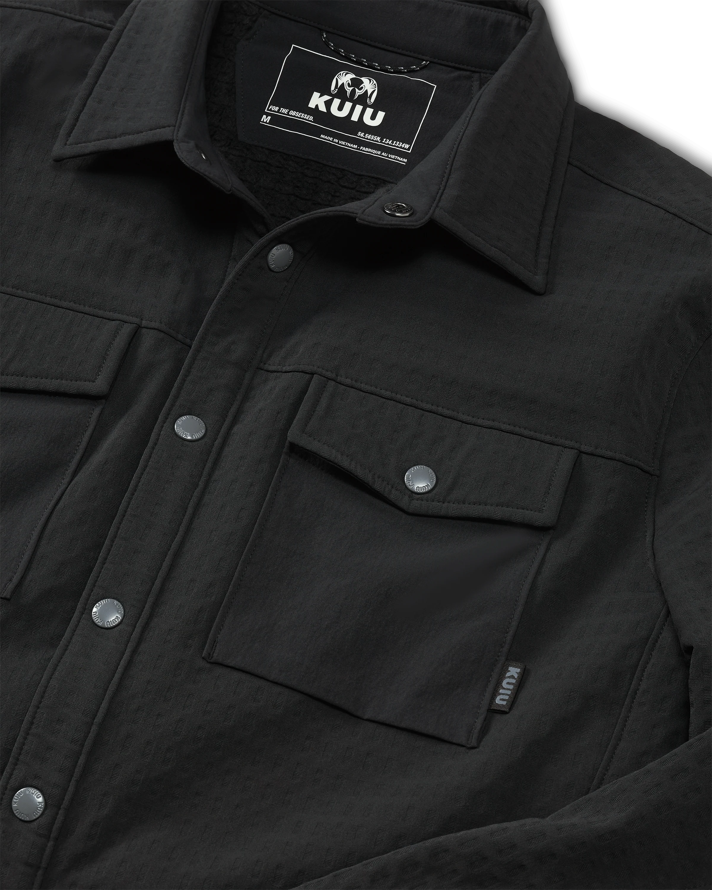 Blockfield Fleece Shirt Jacket | Black