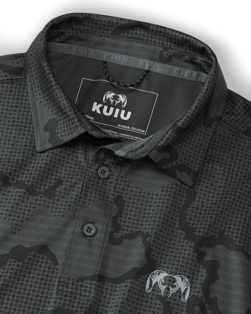 KUIU Performance Polo | Gunmetal Tonal