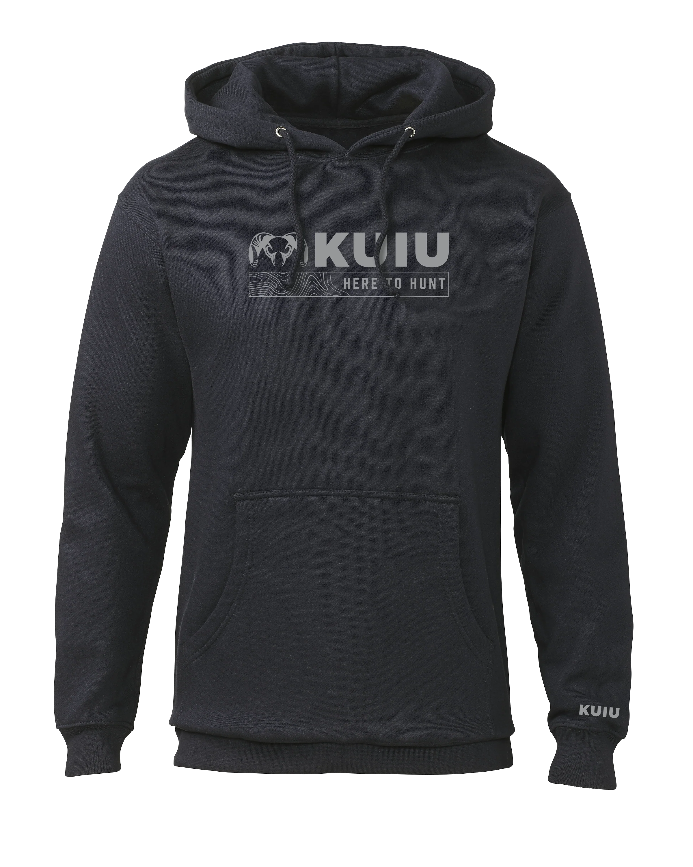 KUIU Topo Here to Hunt Hoodie | Navy