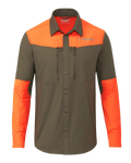 Upland Sporter Shirt | Major Brown/Blaze Orange