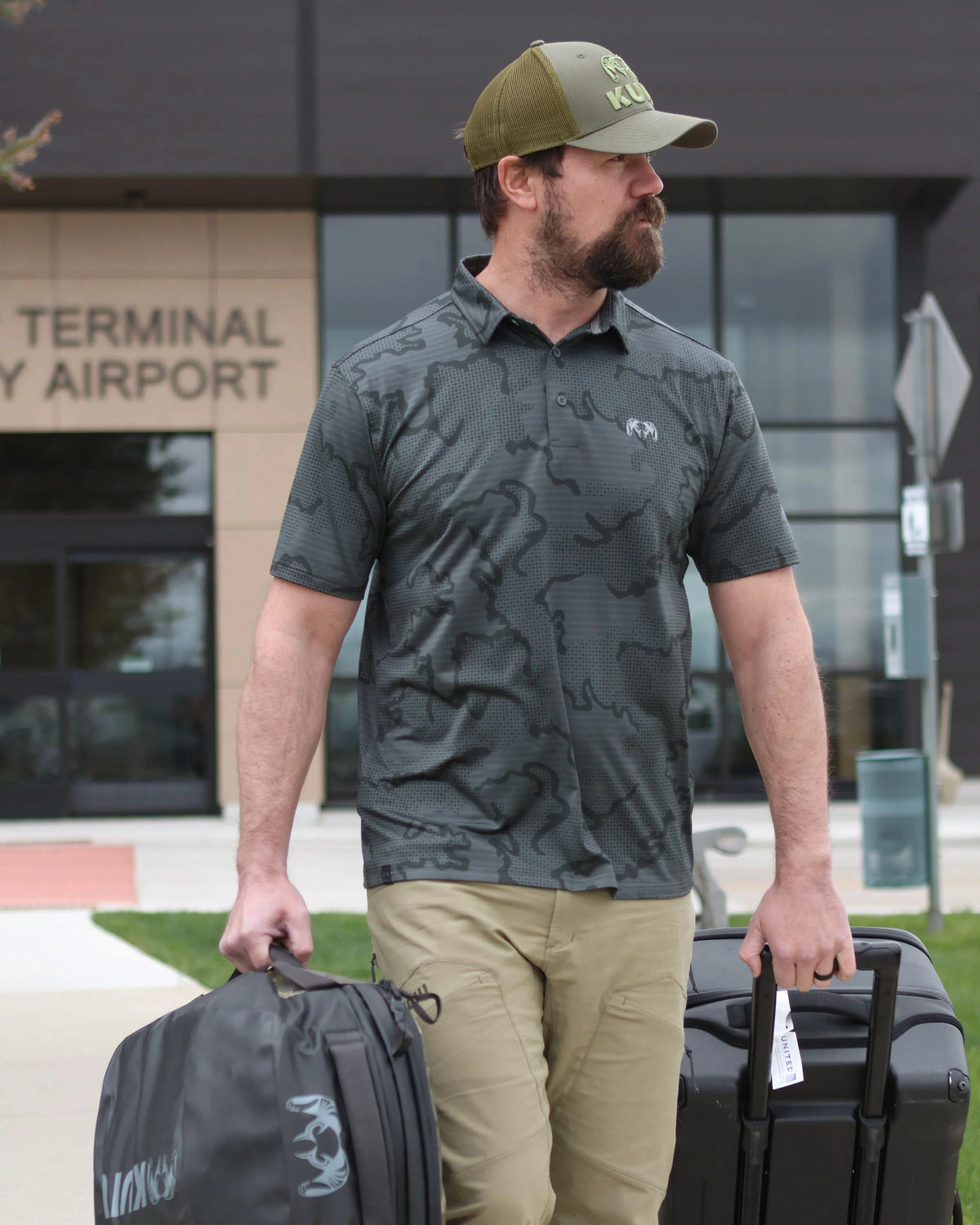 KUIU Performance Polo | Heather Resin