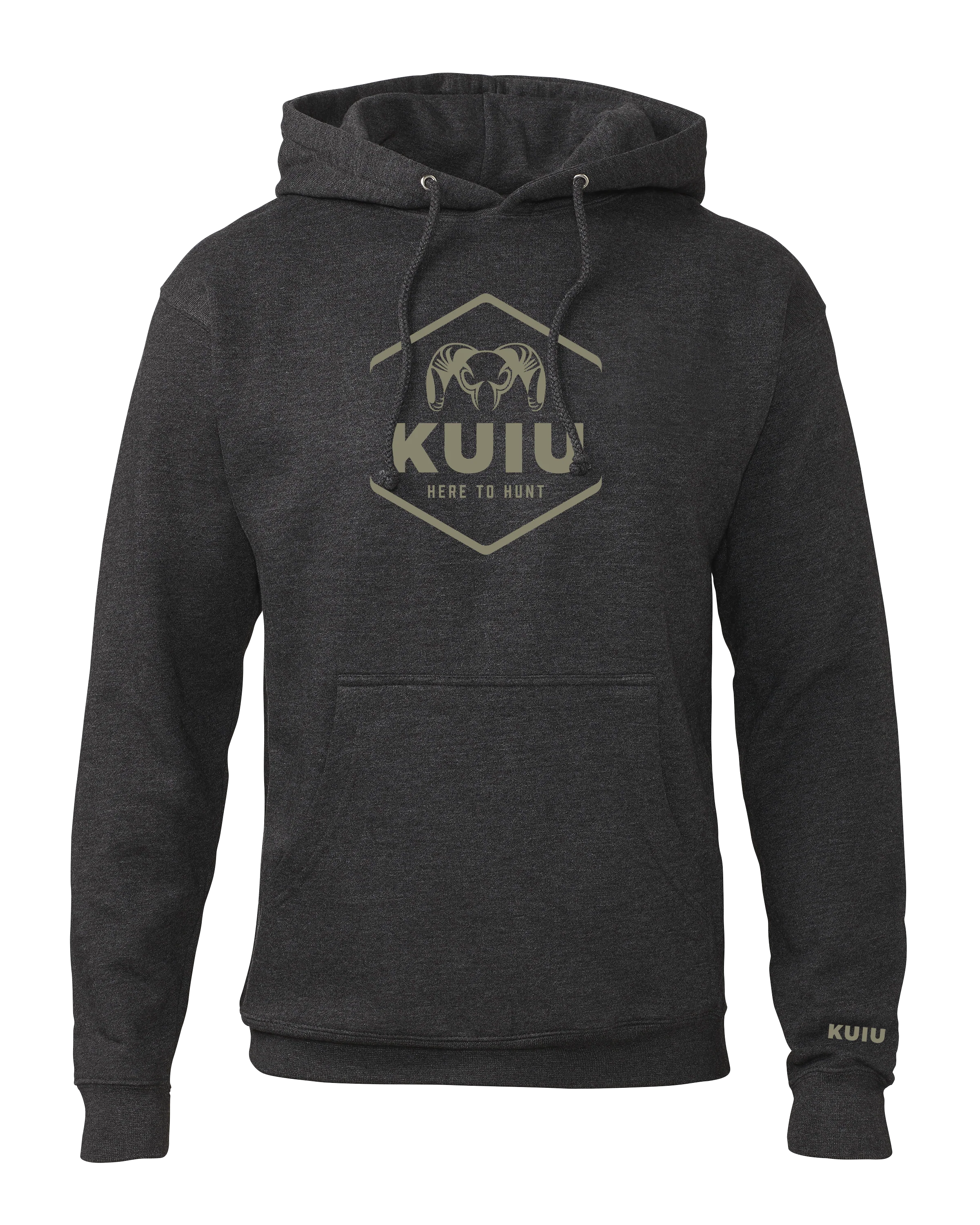 KUIU Stacked Here to Hunt Hoodie | Charcoal