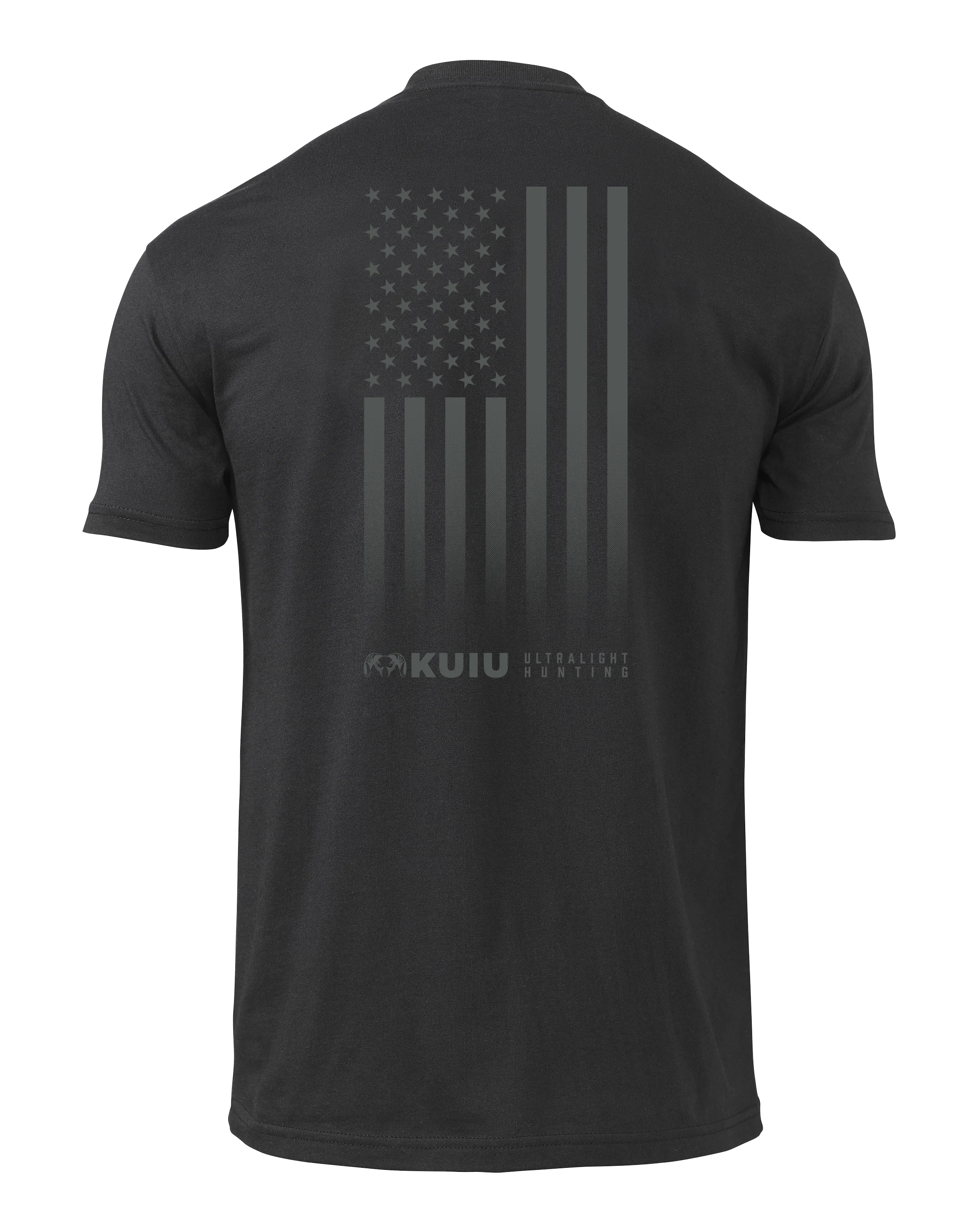 KUIU Vertical Flag Logo T-Shirt | Black