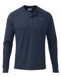 PRO Merino 200 Henley | Steel Blue