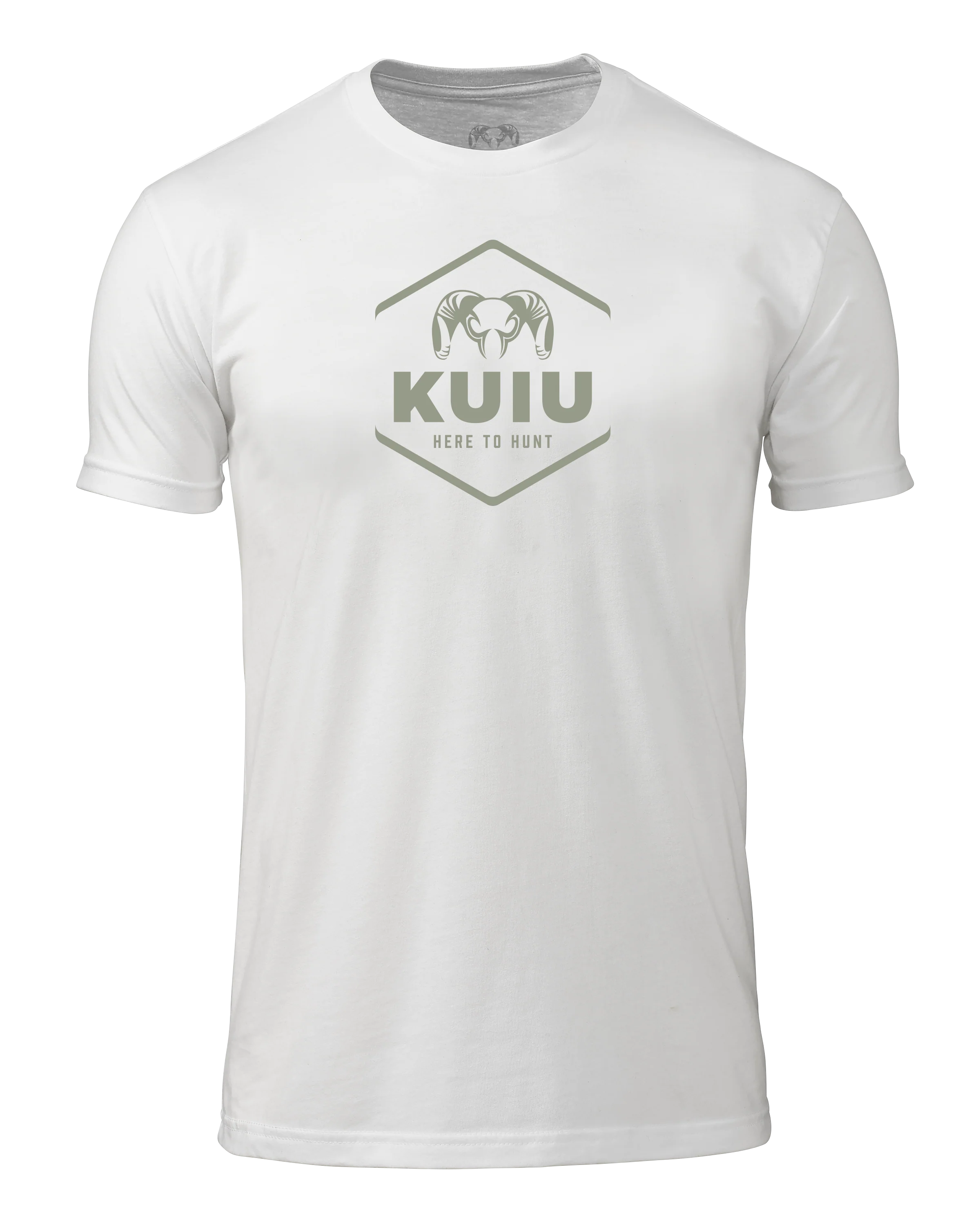 KUIU Stacked Here to Hunt T-Shirt | White