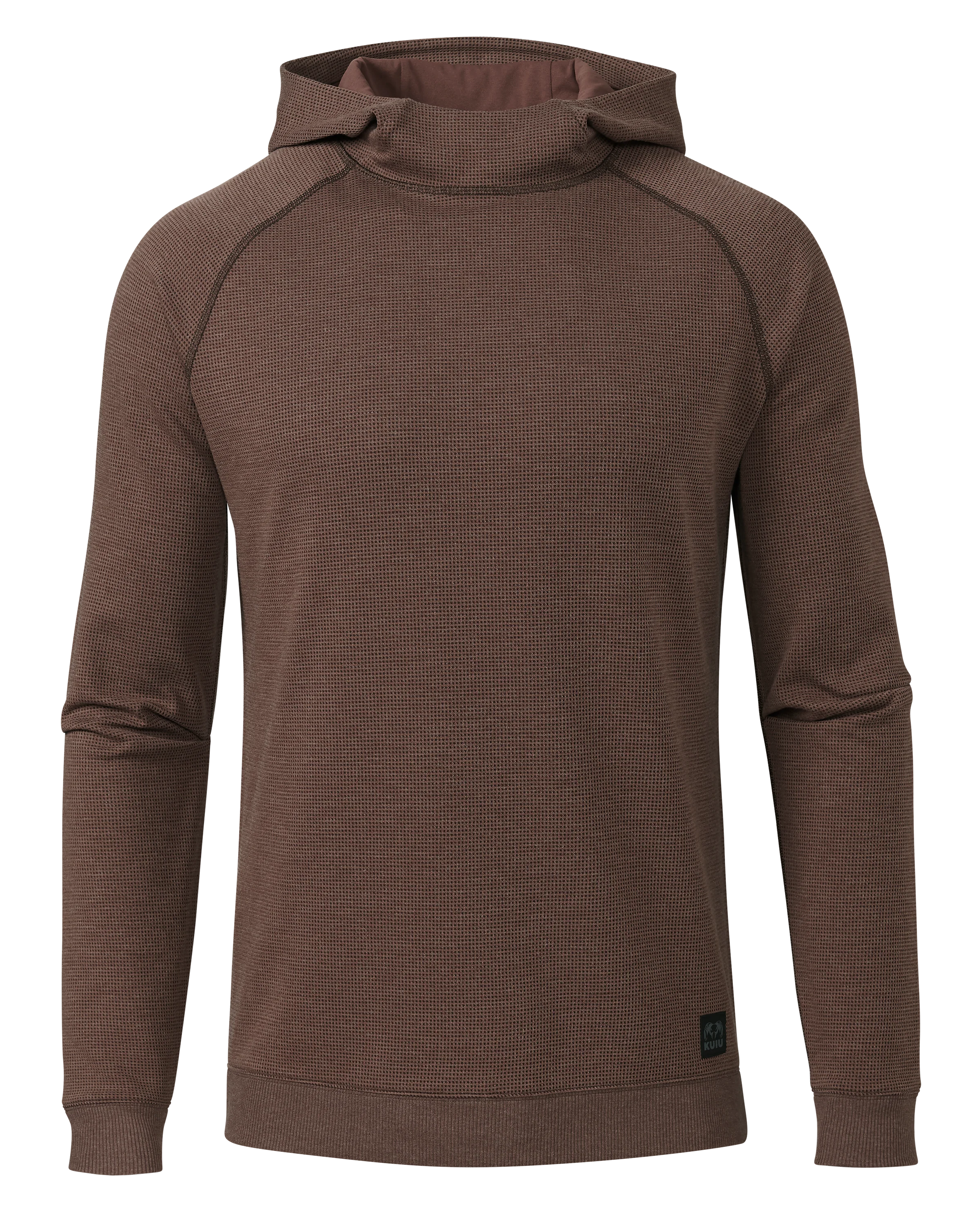 Canyon Waffle Hoodie | Cedar Heather