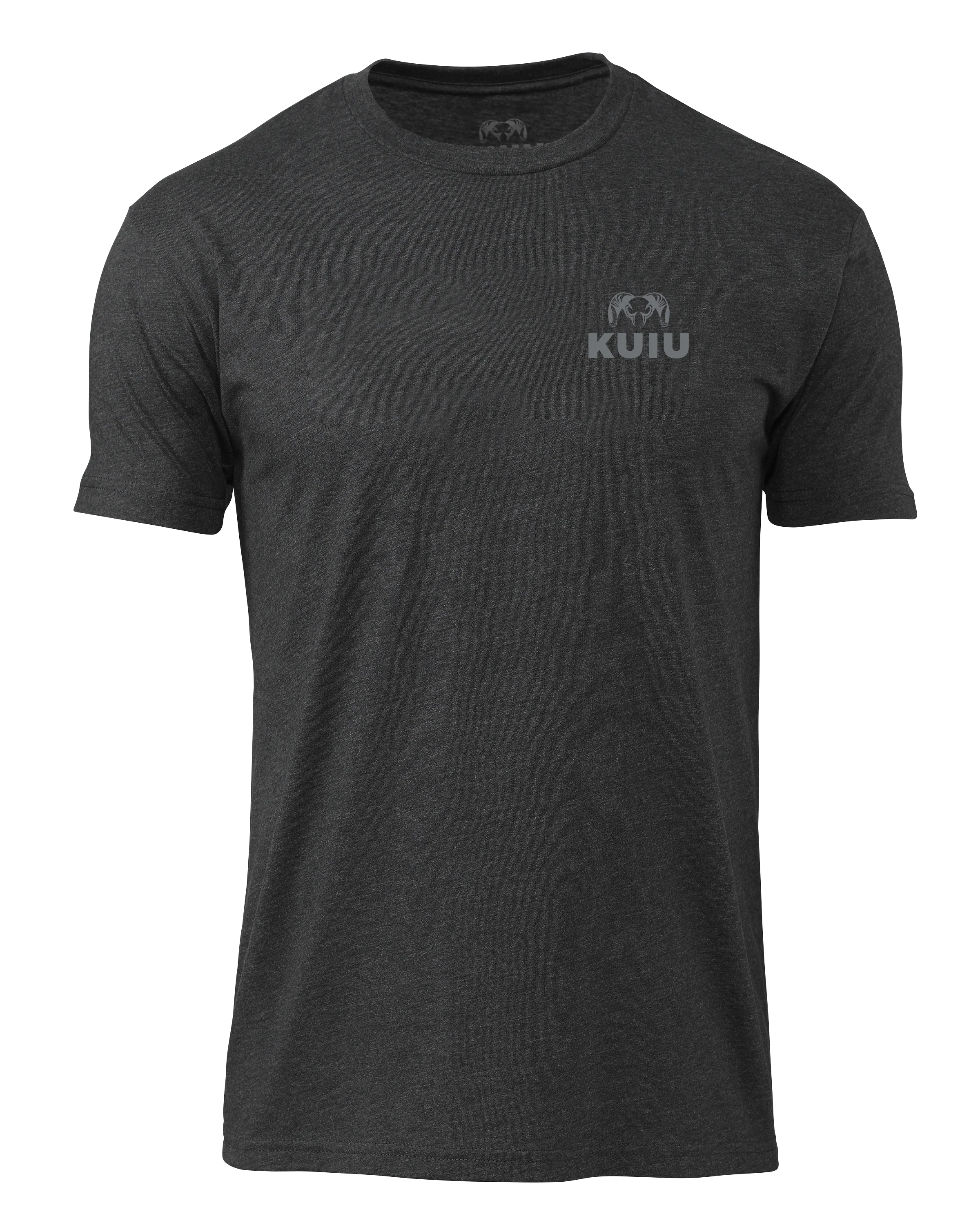 KUIU Solid Flag Fade T-Shirt | Charcoal