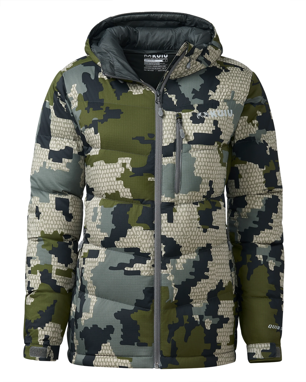 Women's Super Down PRO Hooded Jacket | Verde