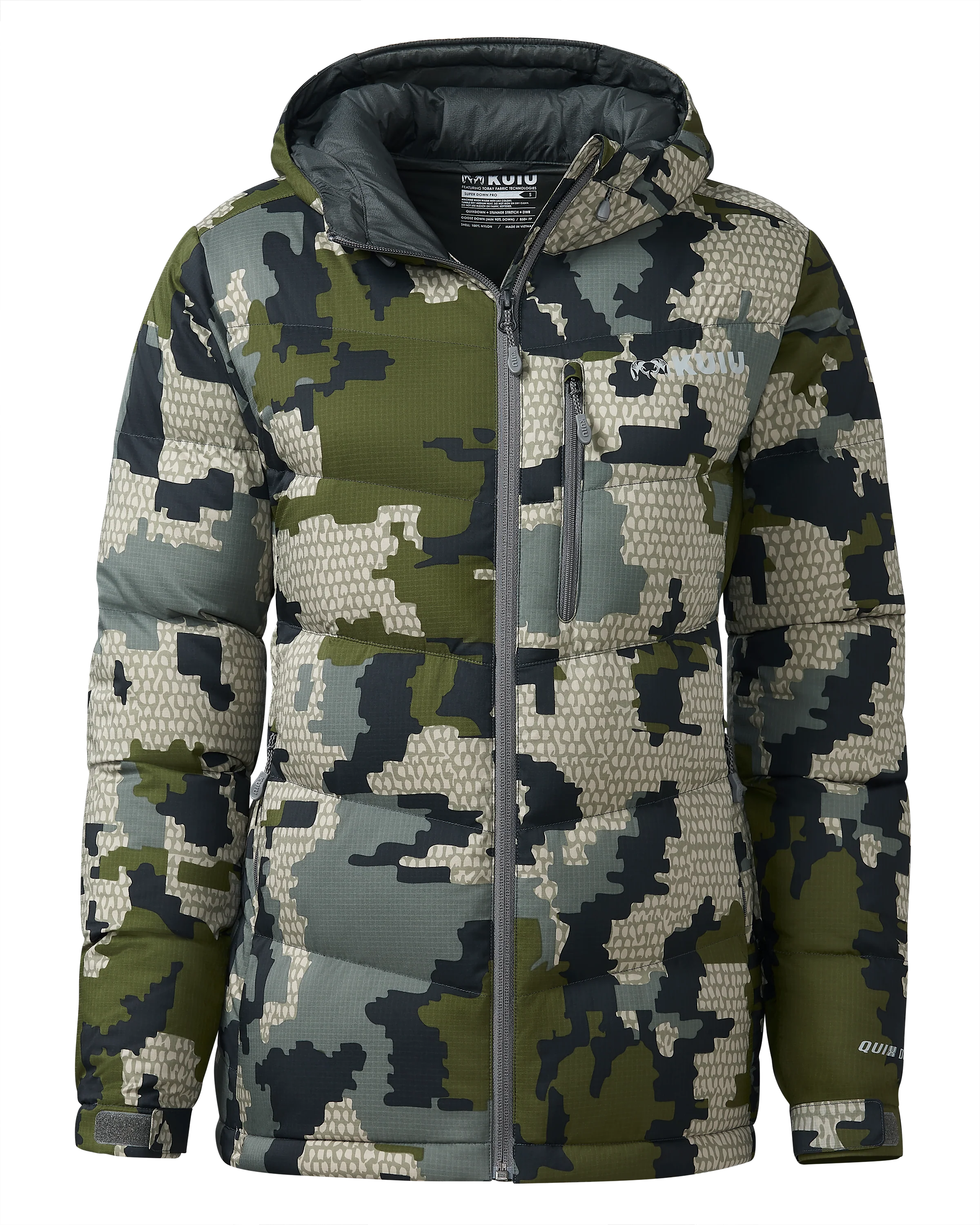 Women's Super Down PRO Hooded Jacket | Verde