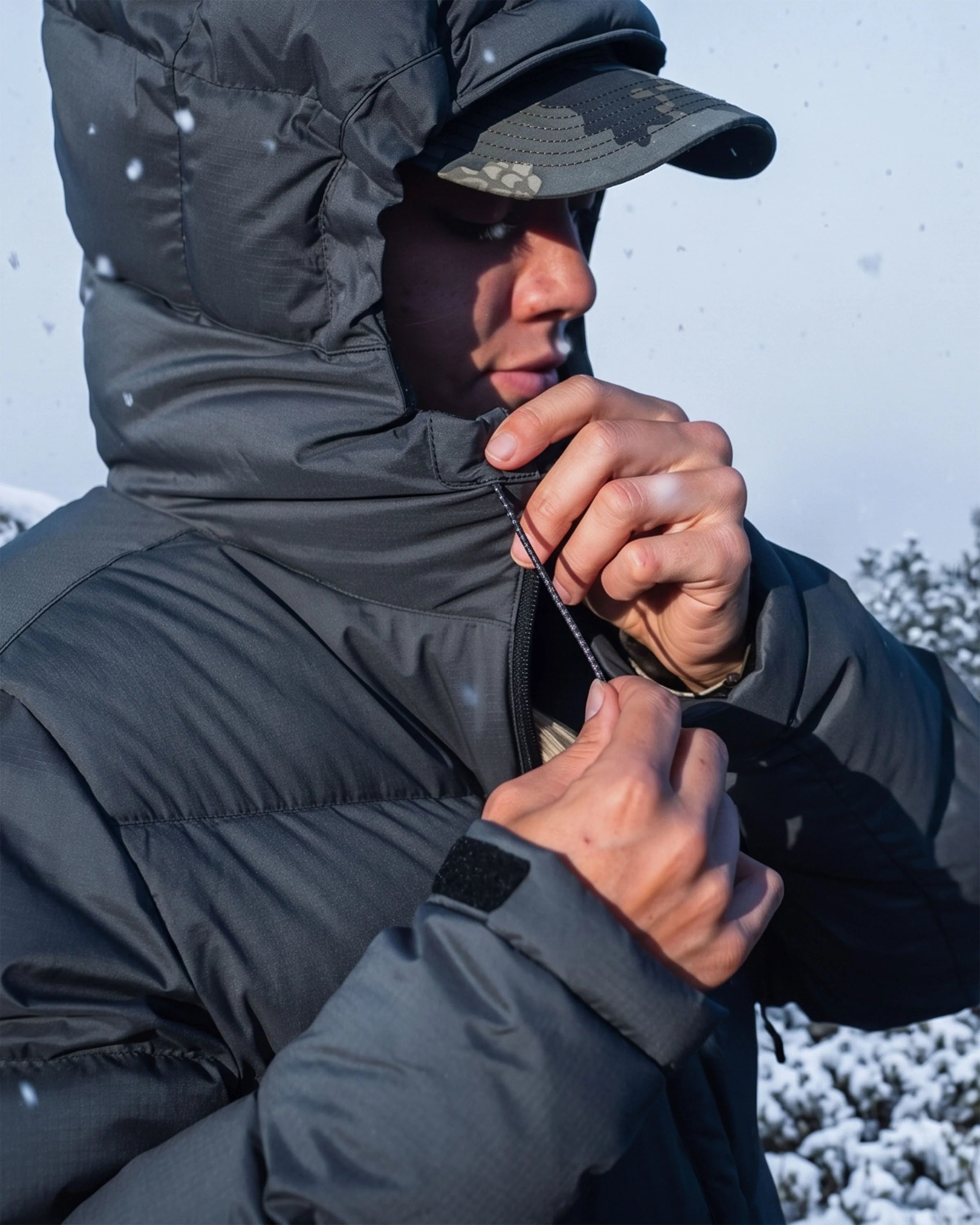 Women's Super Down PRO Hooded Jacket | Verde