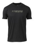 KUIU Topo Block Logo T-Shirt | Black