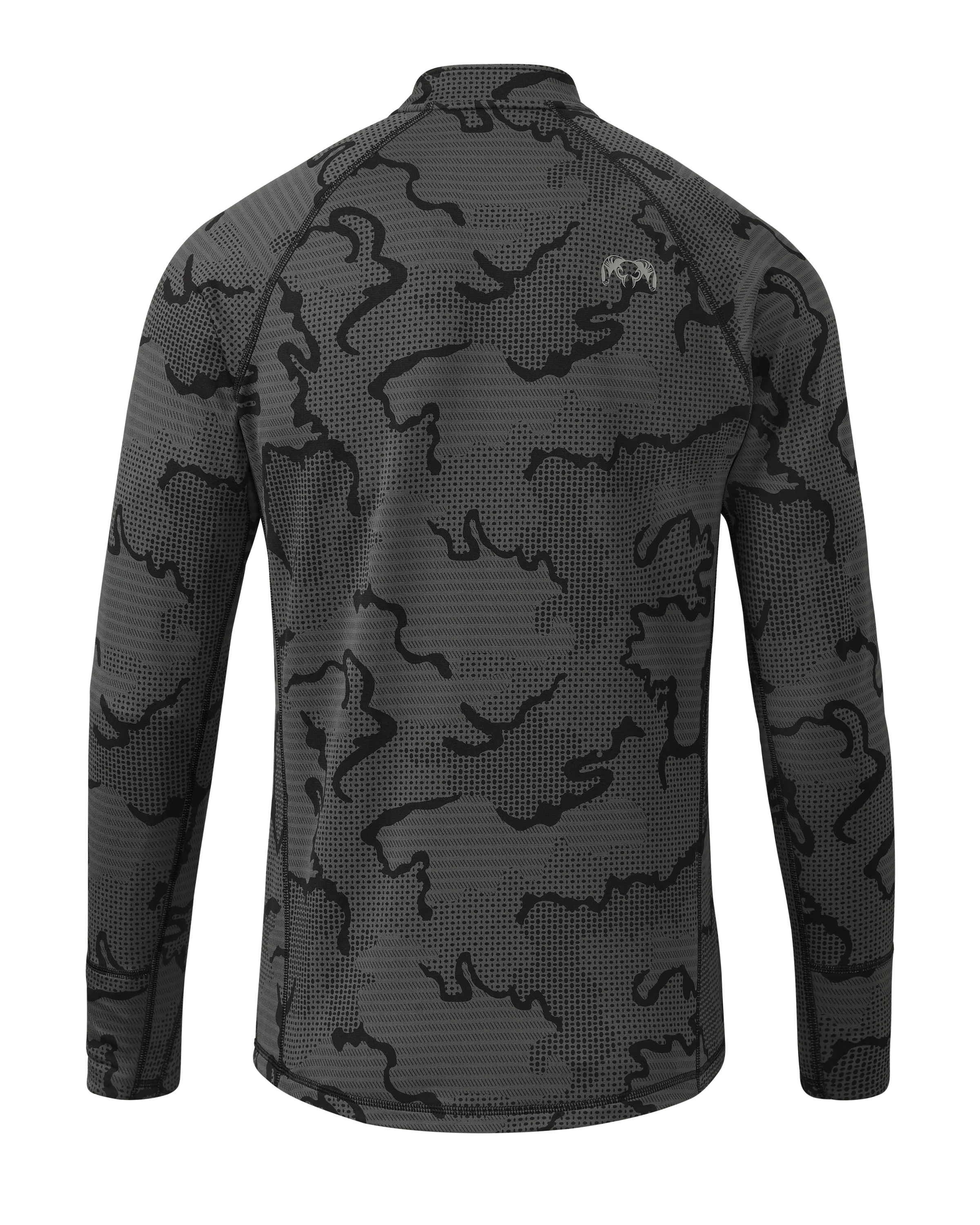 Ridgepoint Fleece Henley | Black Tonal