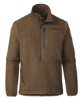 Sherpa Fleece Zip Pullover | Grizzly