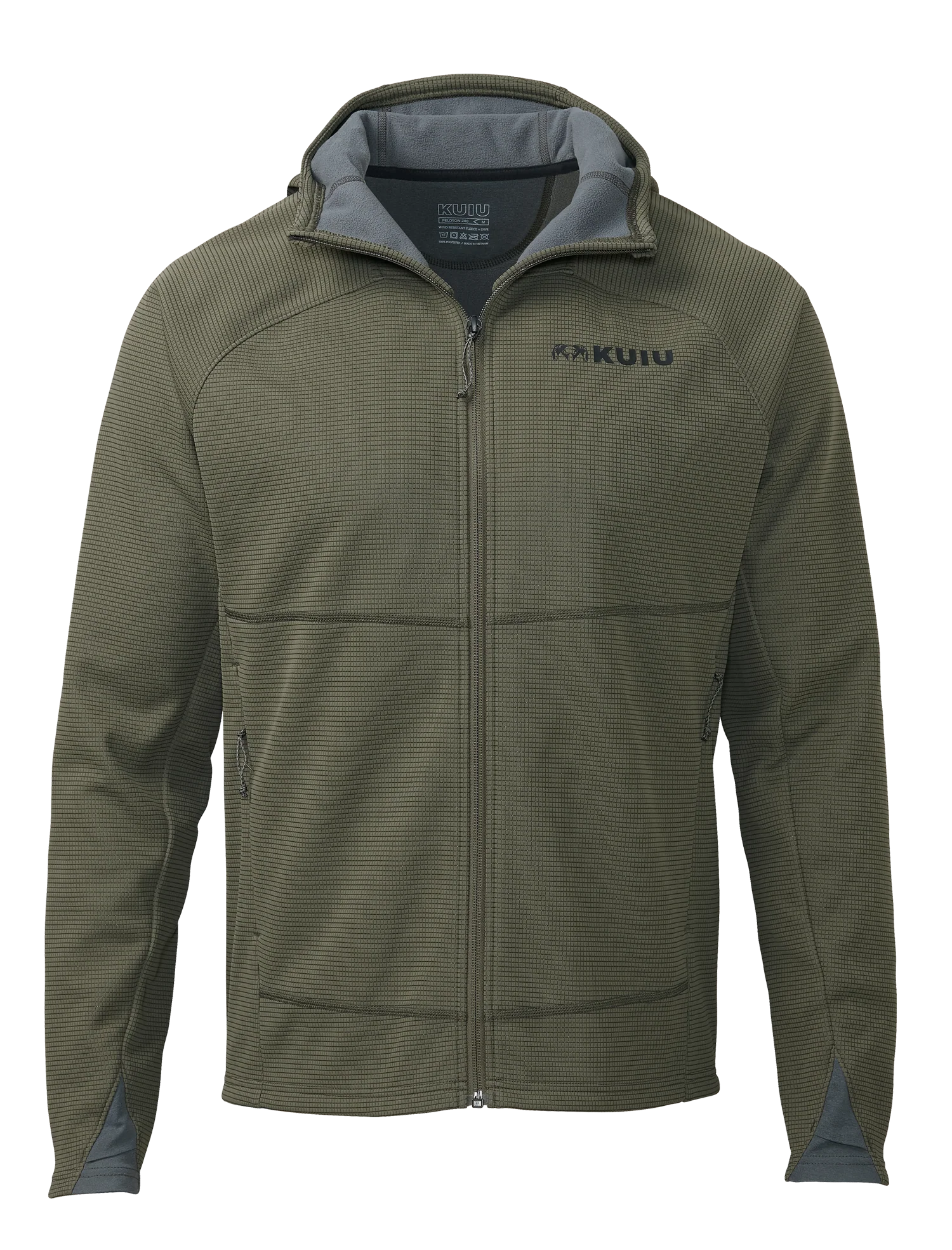 Peloton 240 Full Zip Hoodie | Ash