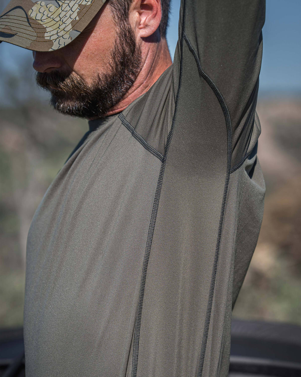 Vital S3 Long Sleeve Crew | Black
