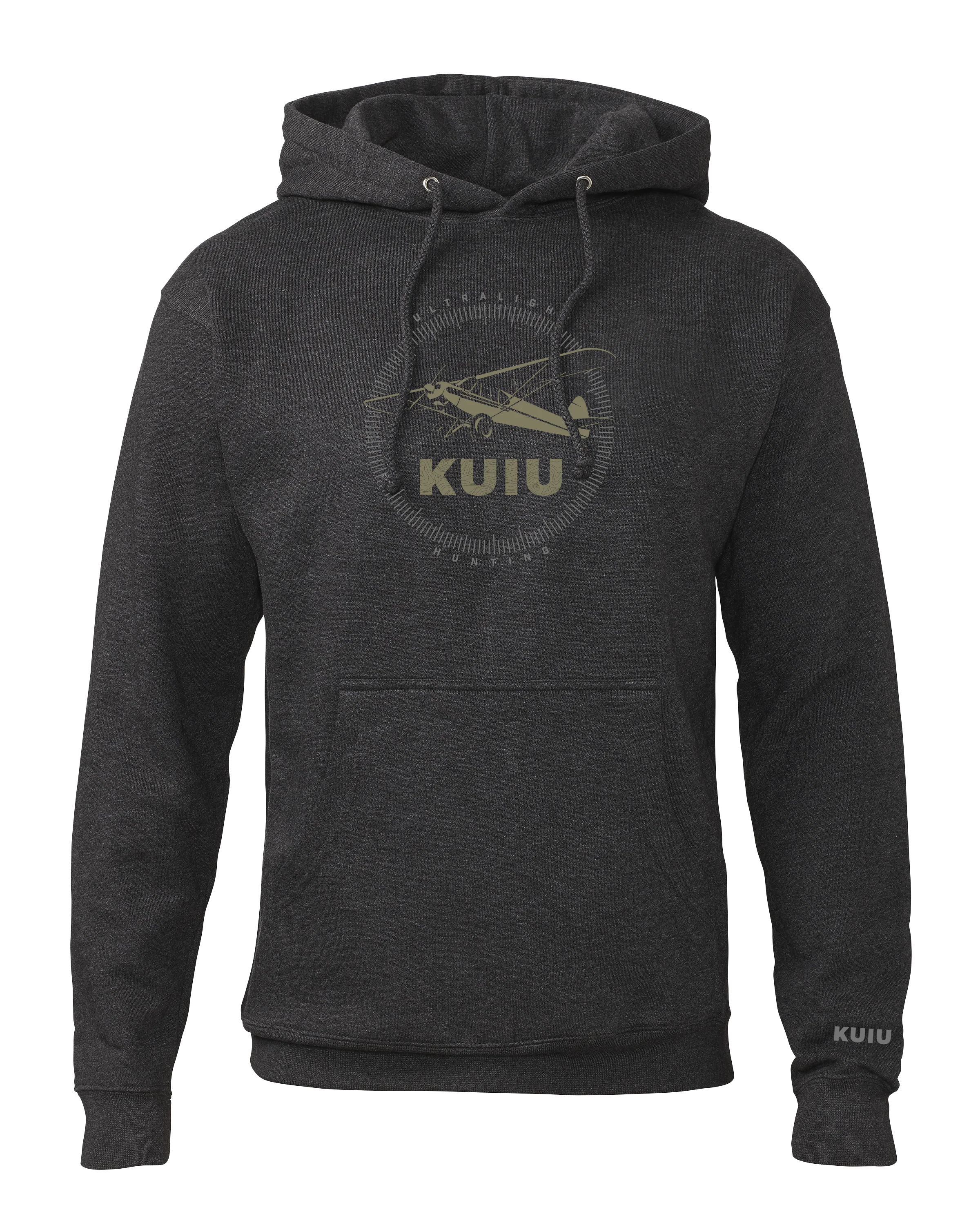 KUIU Super Cub Logo Hoodie | Charcoal