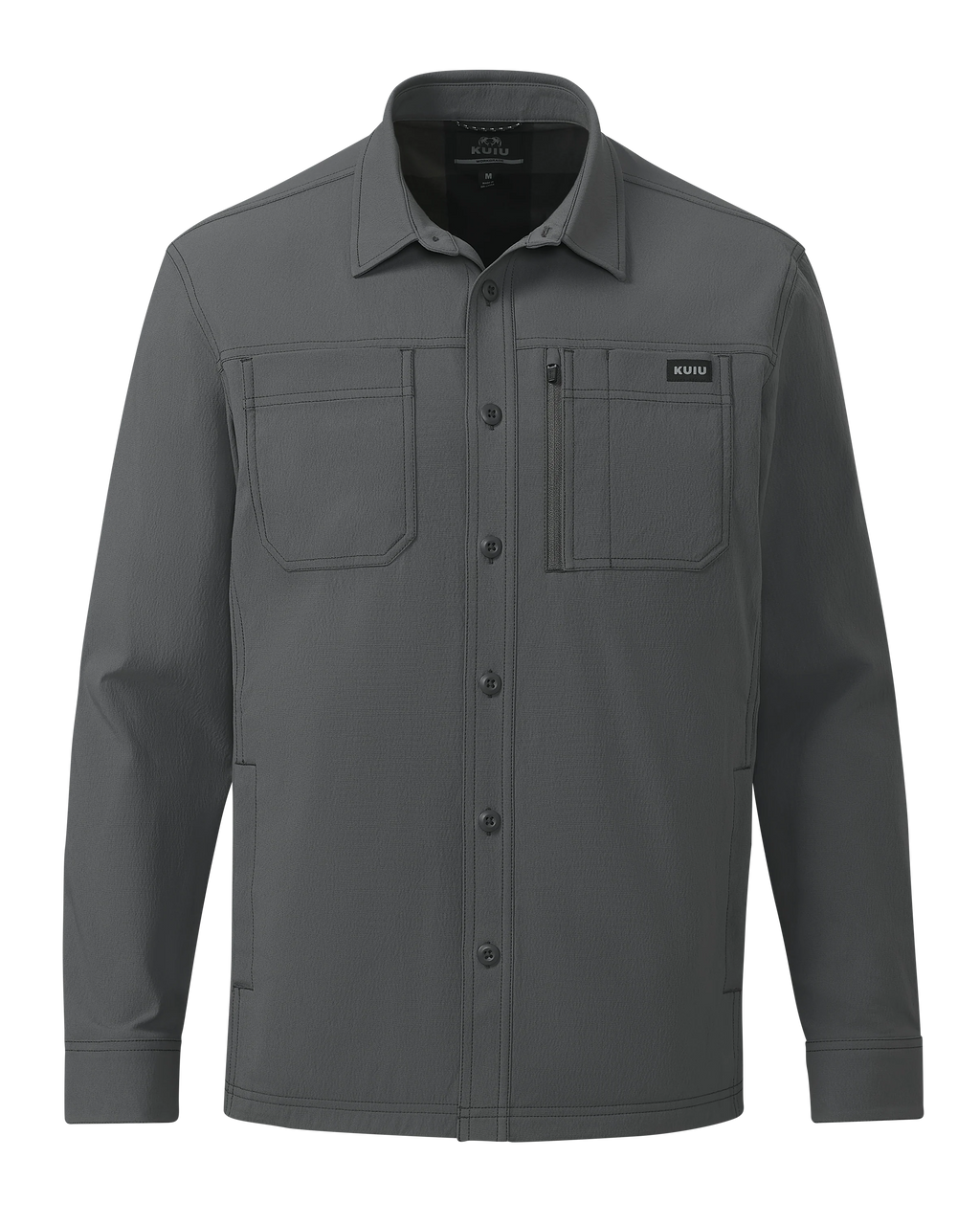 Motive Flannel Lined Shirt Jacket | Gunmetal