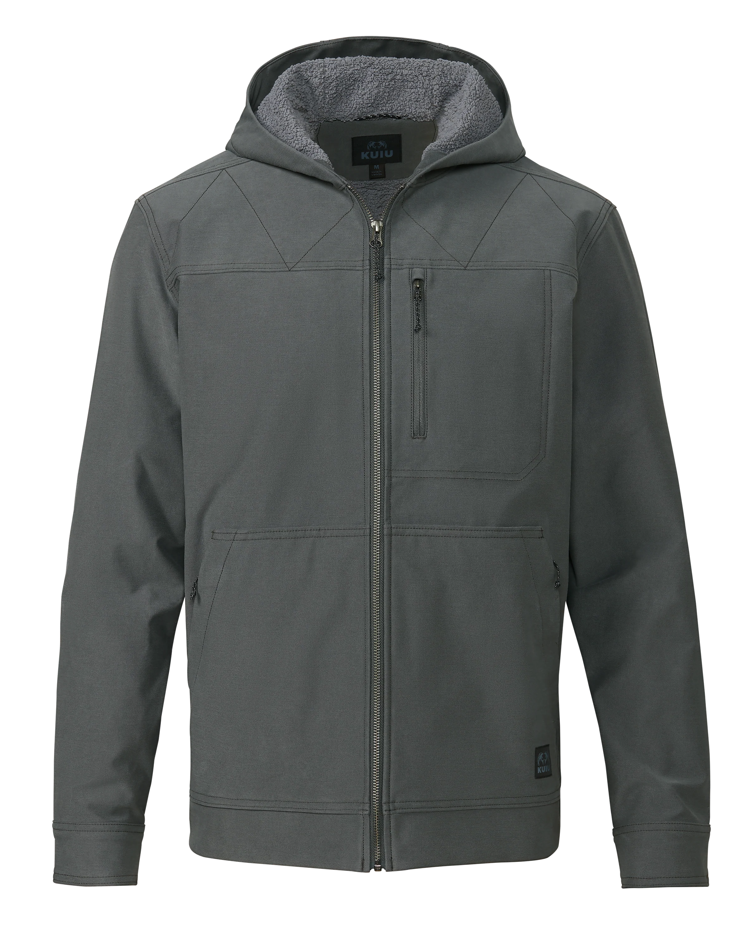 Brawley Hooded Fleece Jacket | Gunmetal