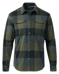 Field Flannel Fleece Shirt Jacket | Verde Plaid