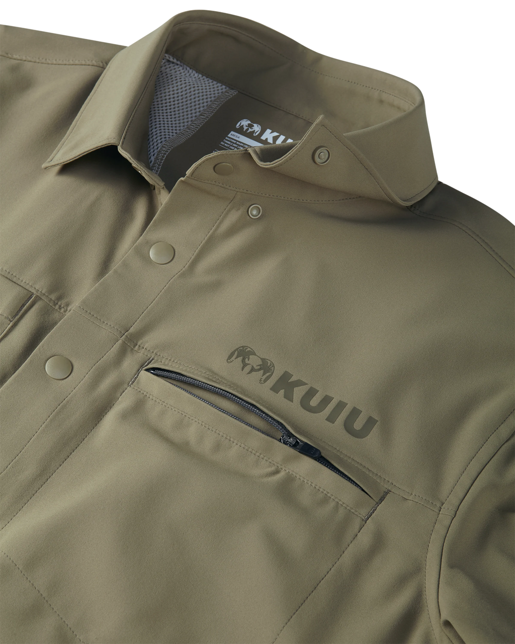 Mesa Vented LS Snap Shirt | Khaki