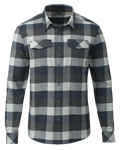 Field Flannel Shirt | Steel Blue Trio