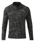Ridgepoint Fleece Henley | Black Tonal