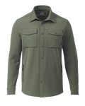 Blockfield Fleece Shirt Jacket | Dark Sage