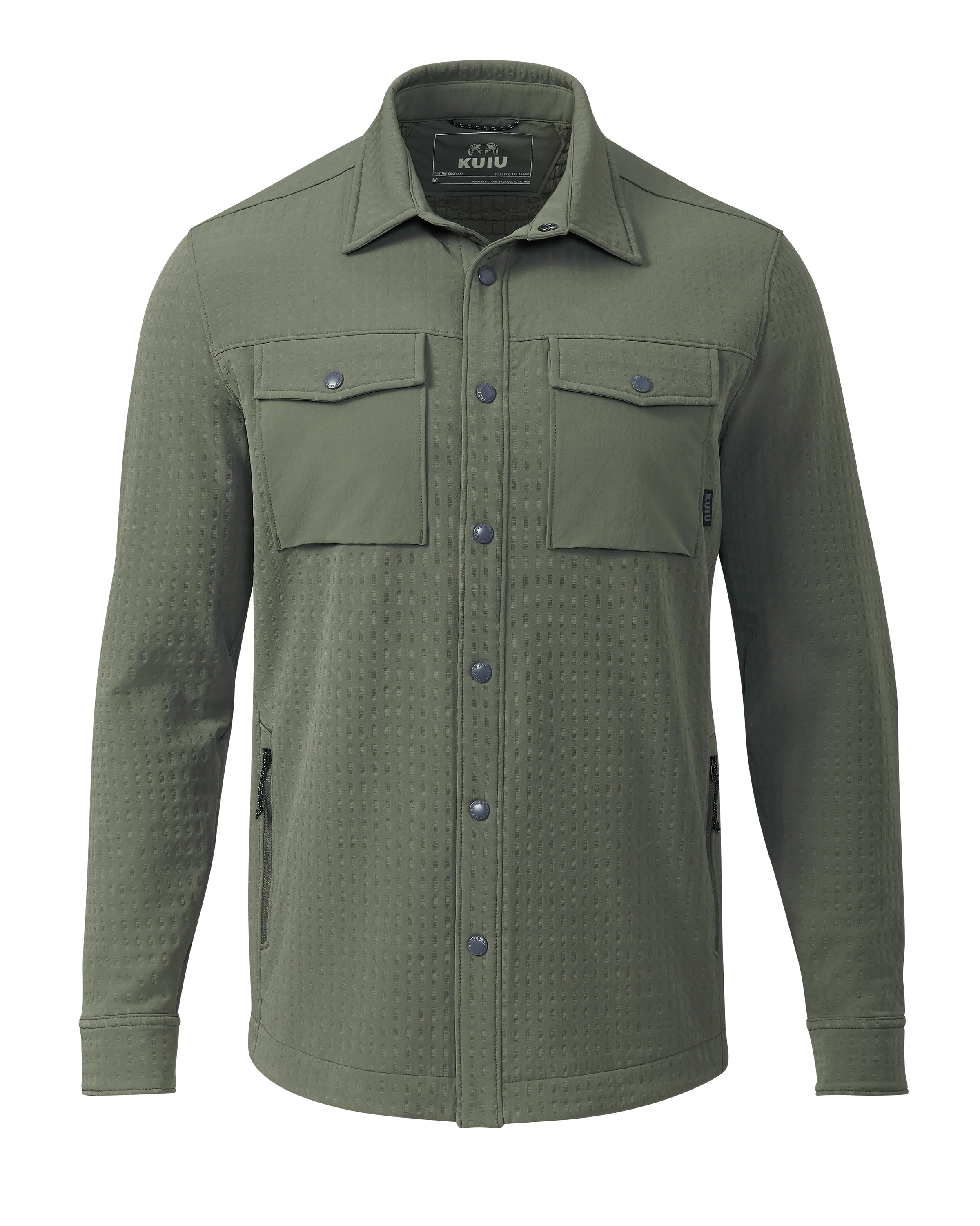 Blockfield Fleece Shirt Jacket | Dark Sage