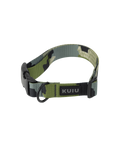 Camo Webbing Dog Collar | Verde