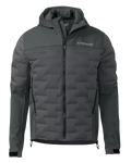 Axis Thermal Hybrid Hooded Jacket | Gunmetal