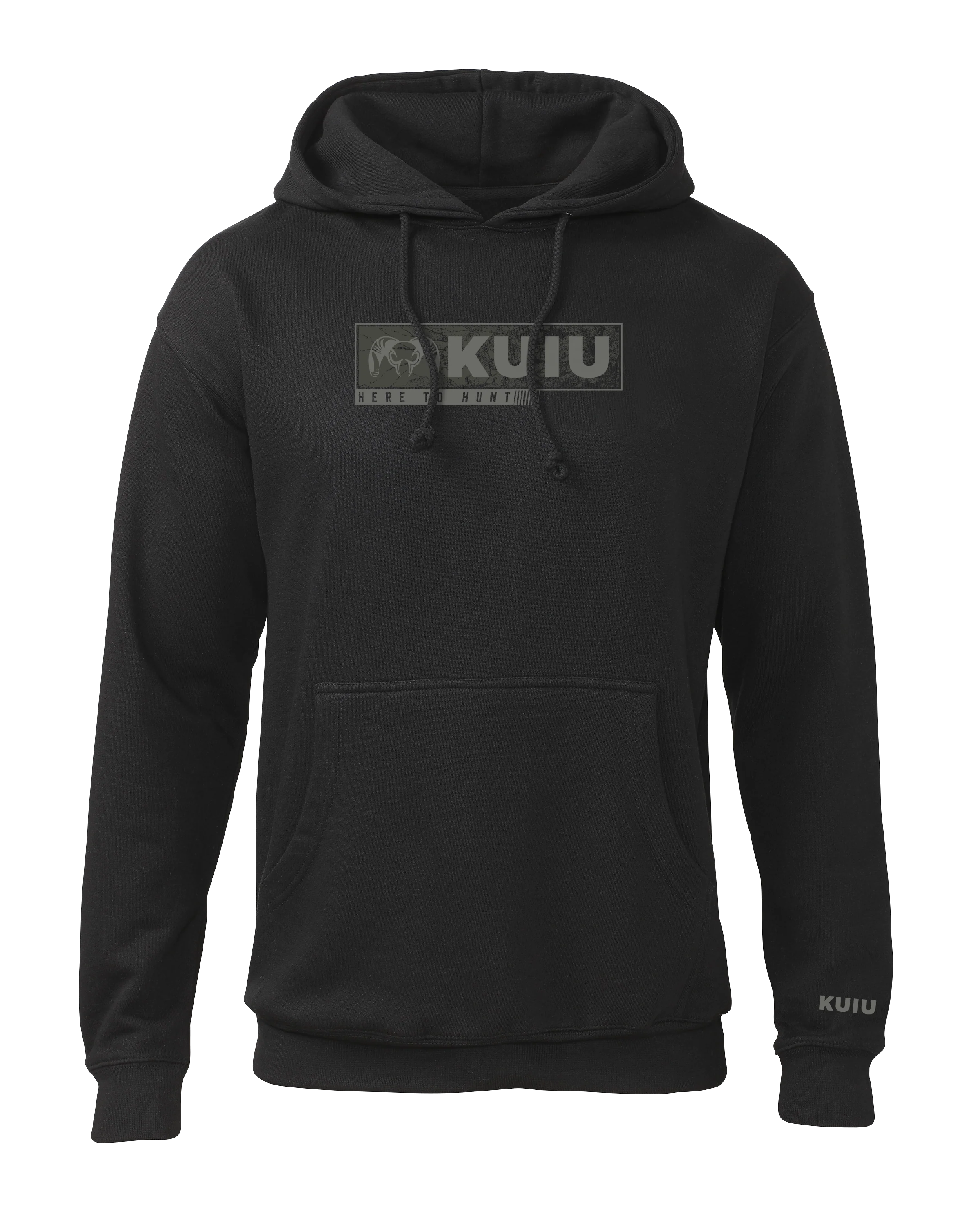 KUIU Here to Hunt Gritstone Hoodie | Black