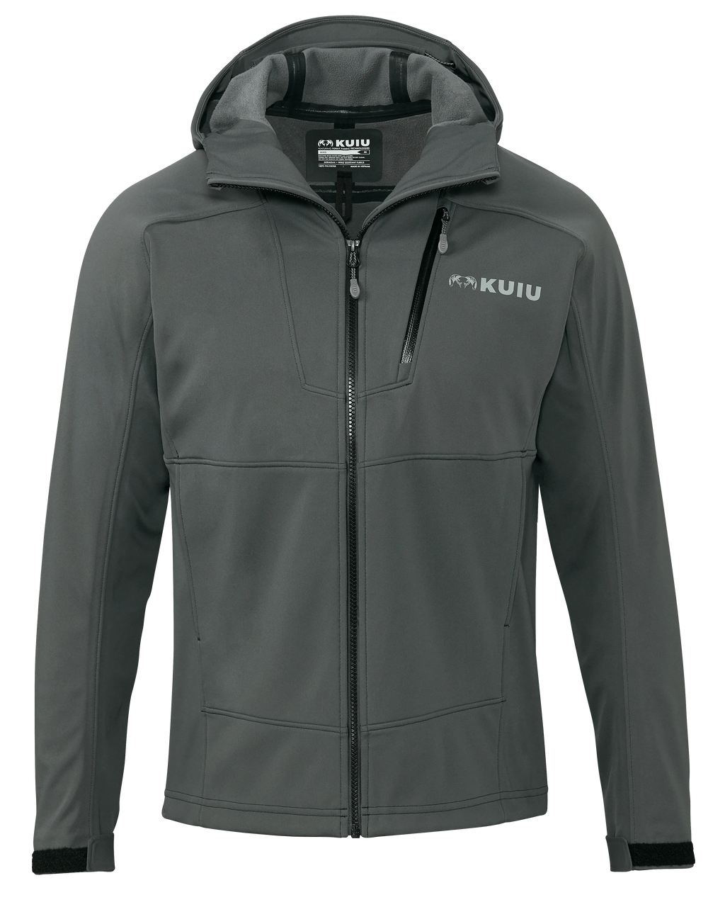 Axis Hybrid Hooded Jacket | Gunmetal
