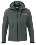 Axis Hybrid Hooded Jacket | Gunmetal