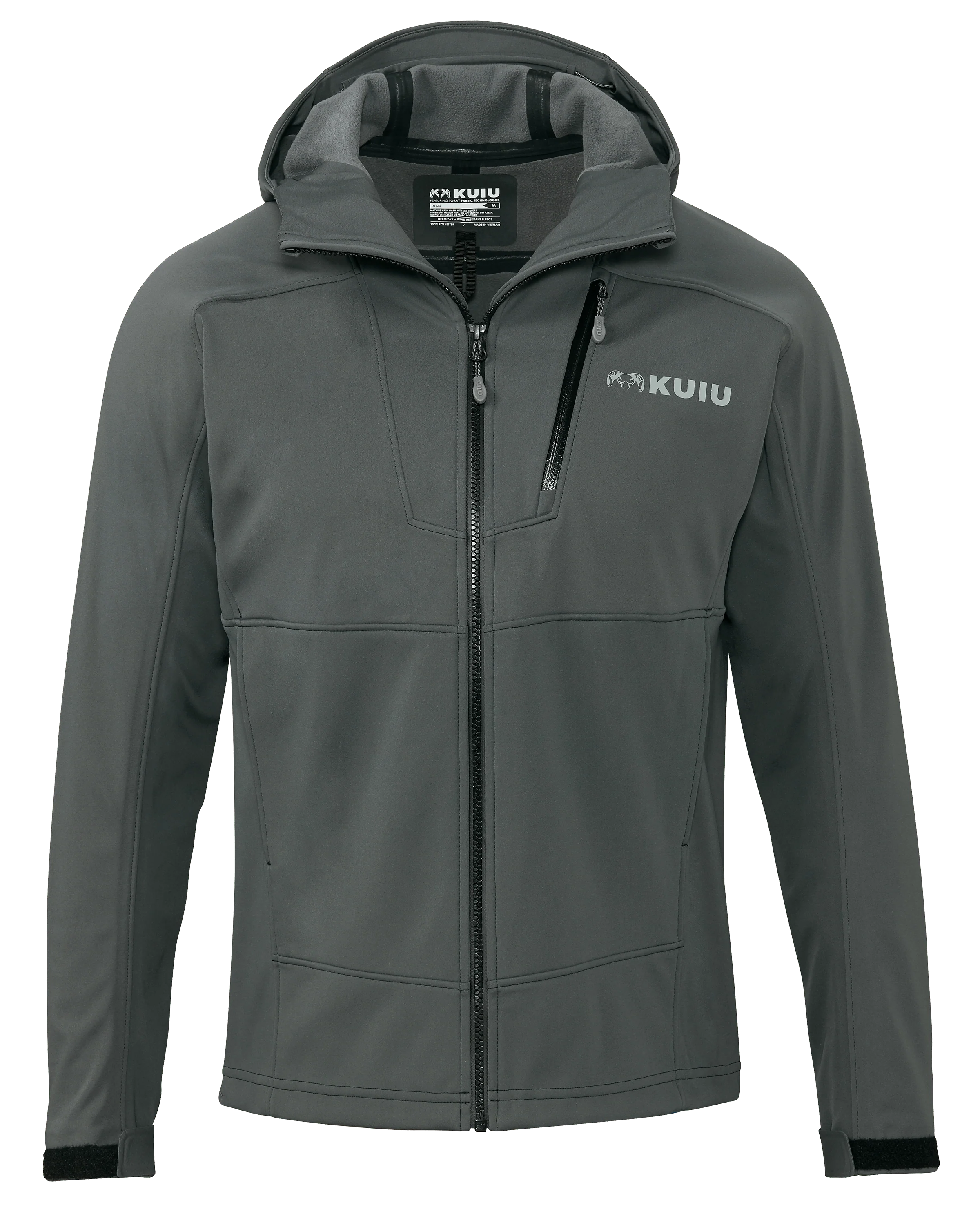 Axis Hybrid Hooded Jacket | Gunmetal