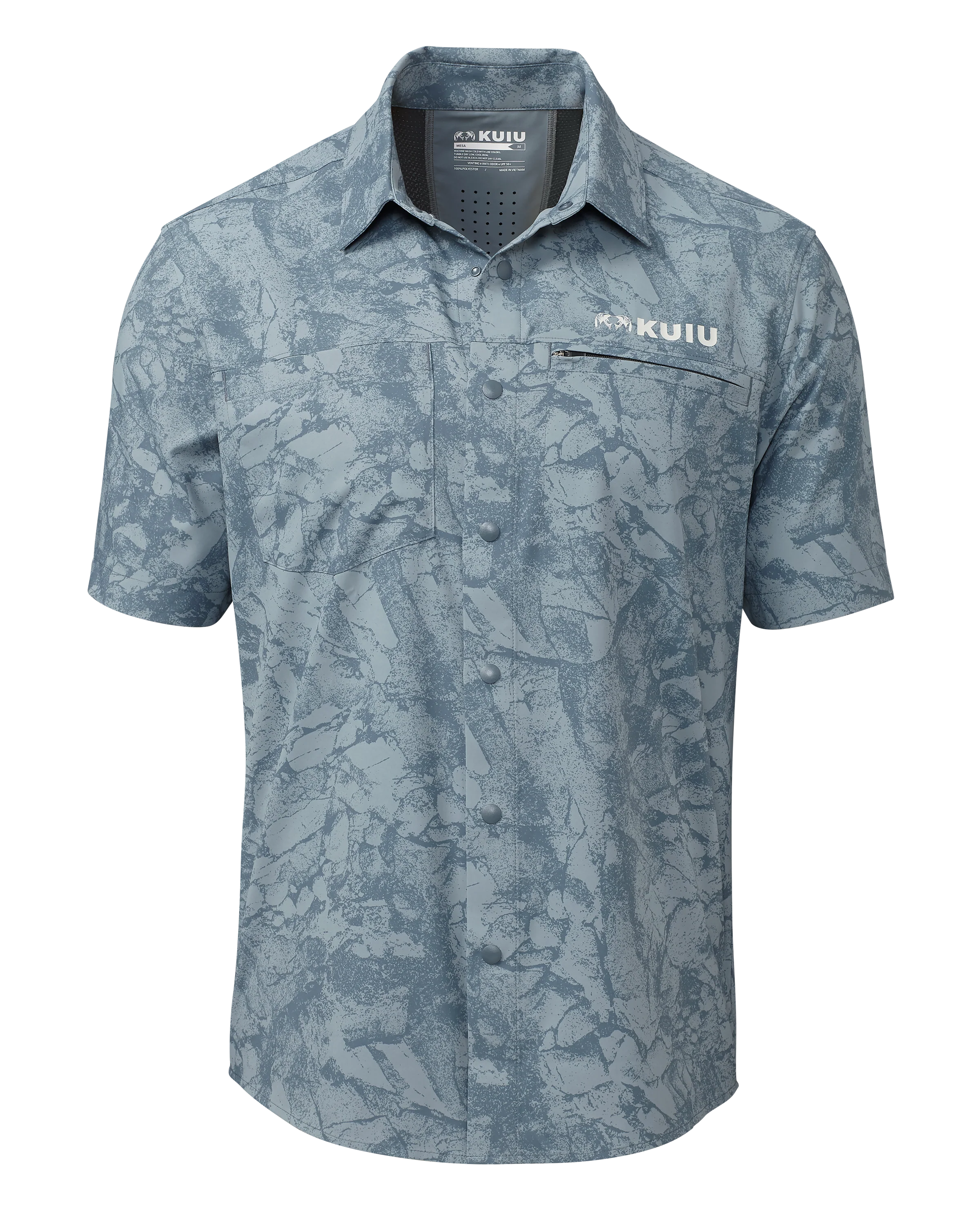 Mesa Vented SS Snap Shirt Gritstone | Slate Gritstone