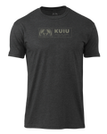 KUIU Topo Block T-Shirt | Charcoal