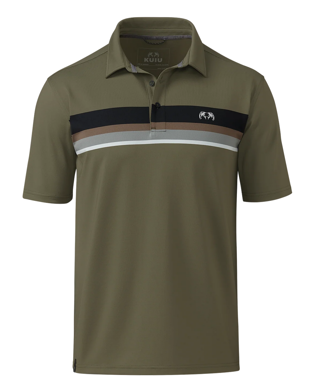 KUIU Performance Polo Stripe | Evergreen Chest Stripe