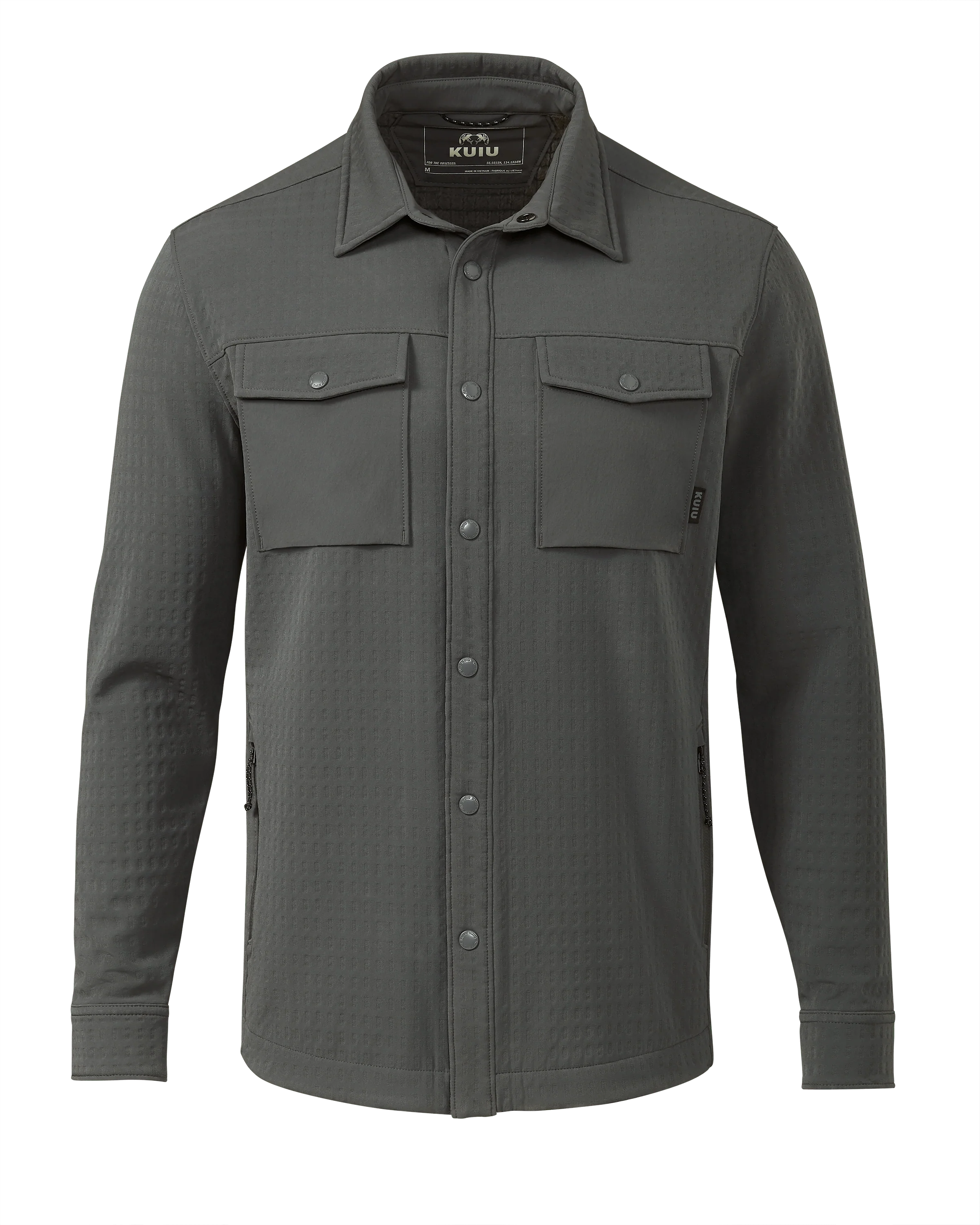 Blockfield Fleece Shirt Jacket | Gunmetal
