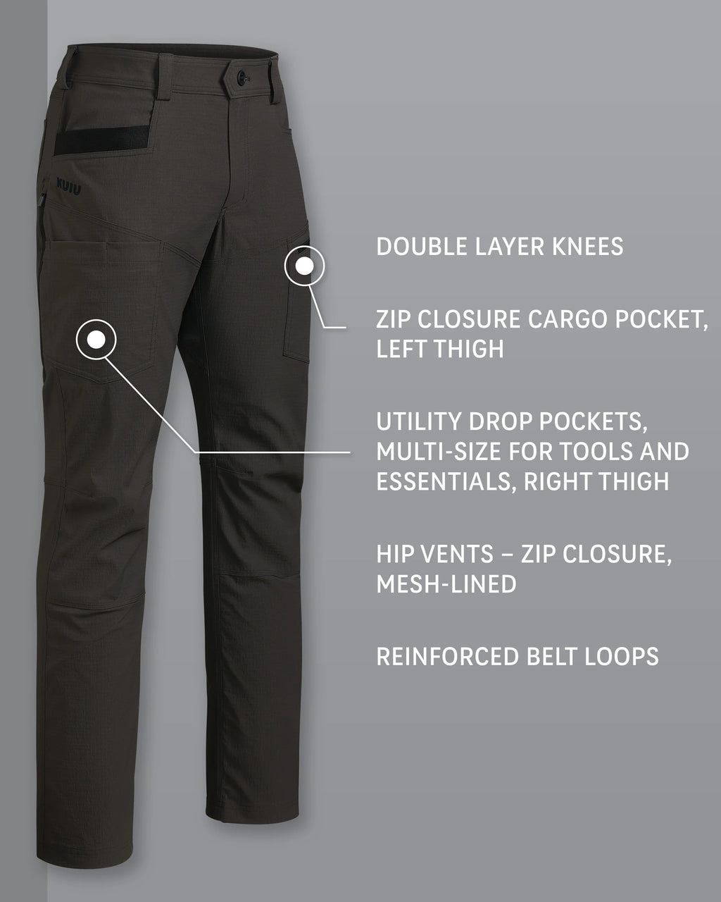Motive Workgrade Pant | Asphalt